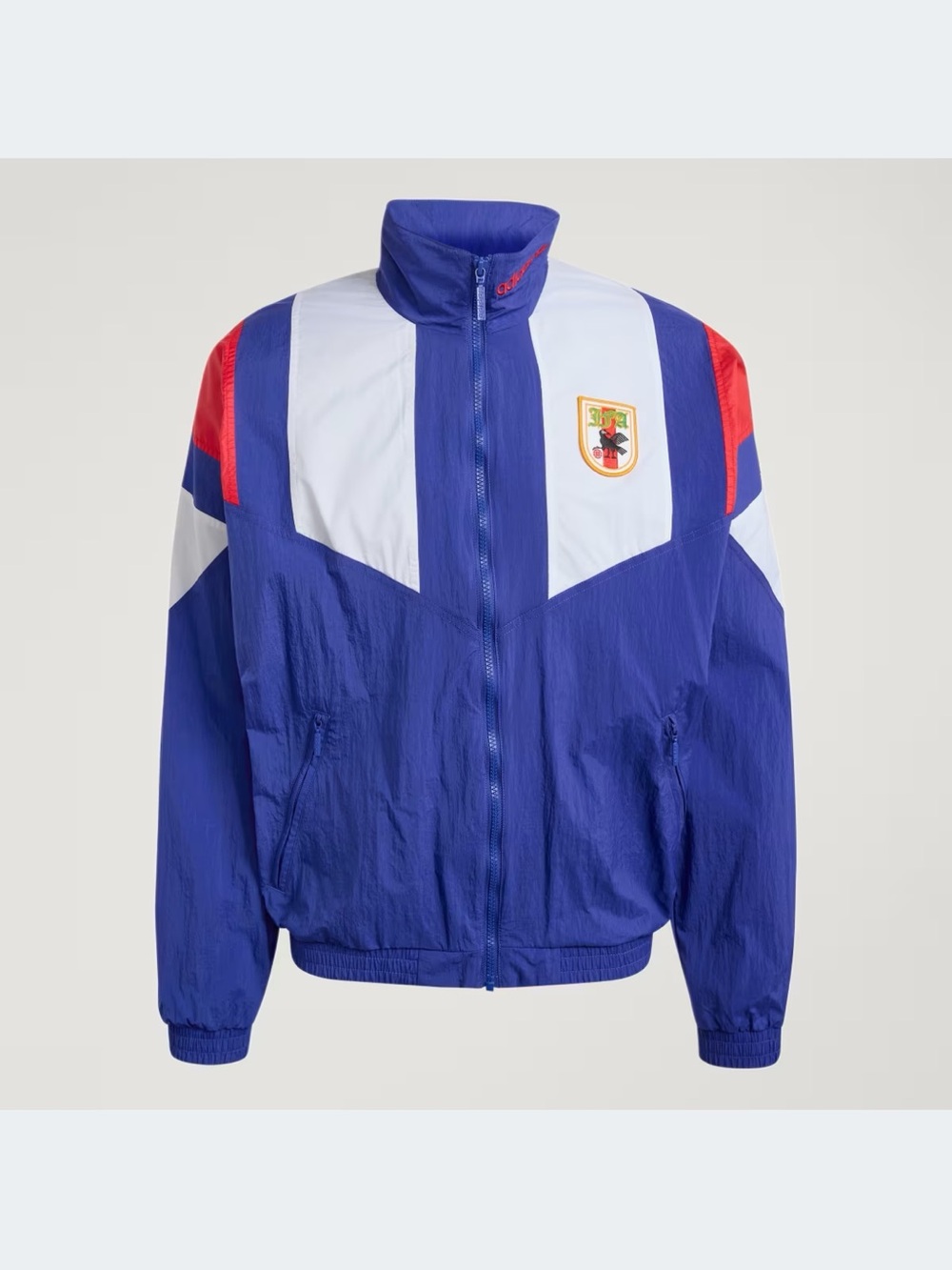 JAPAN Football club adidas- Blue, White & Red Men's Windbreaker Jacket